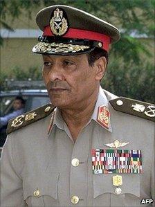 A picture taken on September 28, 2000 shows Egyptian Defence Minister Mohammed Hussein Tantawi attending a ceremony marking the 30th anniversary of former president Gamal Abdel Nasser"s death in Cairo.