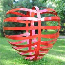 Stranded Heart sculpture