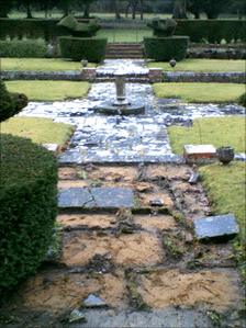 Slabs removed from ground