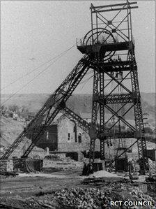 Maerdy colliery archive photo circa 1952