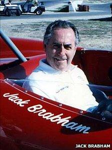 Jack Brabham driving one of his own cars