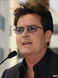 A photo of Charlie Sheen from 2009