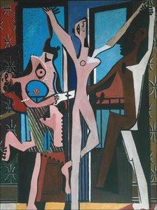 The Three Dancers by Pablo Picasso