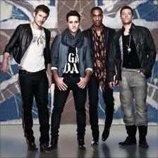 Lee Ryan, Antony Costa, Simon Webbe and Duncan James of Blue