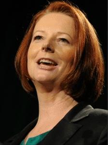 Australian Prime Minister Julia Gillard