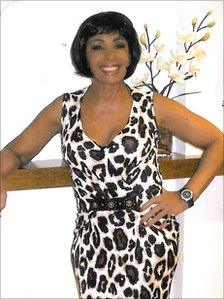 Dame Shirley Bassey in the dress going up for auction