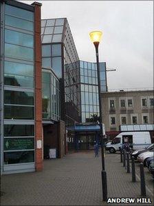 The MRI hospital [photo by Andrew Hill]