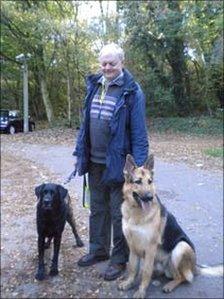 Ian with Moss (left) and Renton (right)