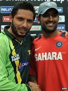 Afridi and Dhoni