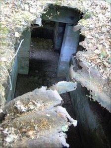 Auxiliary Units bunker found in woods near Caerphilly