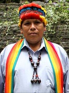 Shuar leader Pepe Acacho