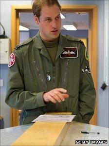 Prince William in RAF uniform