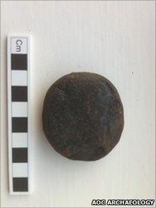 Core of a cannel coal bracelet. Pic: AOC Archaeology