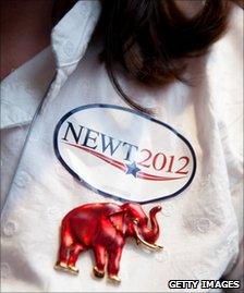 Newt Gingrich supporter