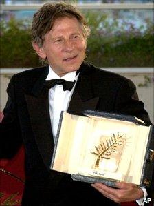 Roman Polanski at Cannes in 2002