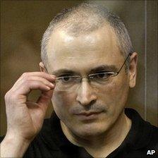 Mikhail Khodorkovsky in court in Moscow, 24 May 11