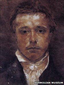 Samuel Palmer's self portrait, Ashmolean Museum, University of Oxford