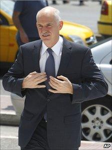 Greek prime minister, George Papandreou