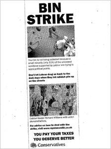 Bin strike leaflet