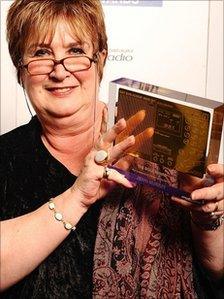 Jenni Murray with Sony gold award