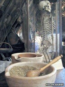 Dried Herbs and bowls