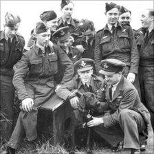 Guy Gibson and the Dambusters with 'Nigger'