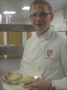 Graham Aimson with award winning pies