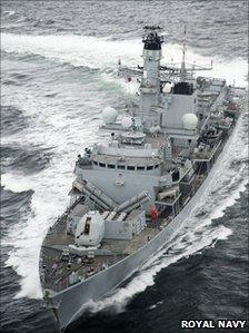 HMS Sutherland. Pic: Royal Navy