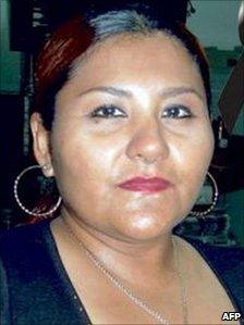 Archive photo of Yolanda Ordaz released by Notiver