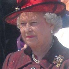 Queen Elizabeth II on a visit to Guernsey in 2005