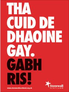 Stonewall Gaelic poster