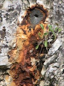 The unexploded Victorian gunpowder