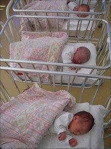 Newborn babies, Jagodina hospital