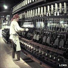 Richard Arkwright's famous spinning machine