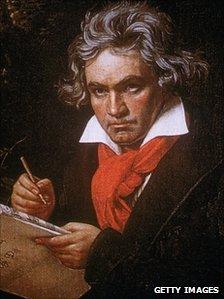 Portrait of Ludwig van Beethoven