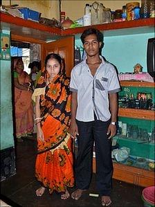 A 14-year-old child bride and her 19-year old-husband