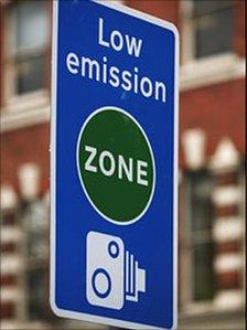 Low Emission Zone sign