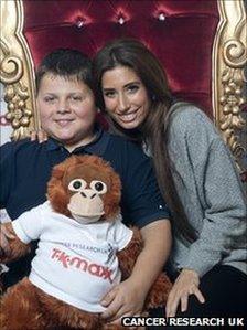 Harry Moseley with X Factor finalist Stacey Soloman