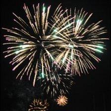 Fireworks in Guernsey on Liberation Day 2011