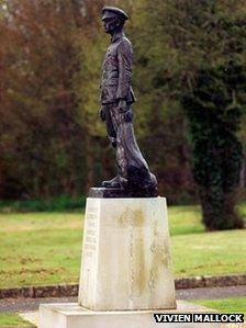 The Tidworth memorial statue