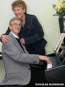 Clive Wearing and his wife Deborah at the piano