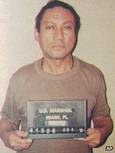 Manuel Noriega in file photo from 1990