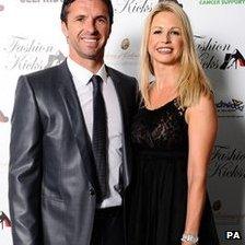 Gary Speed and wife Louise