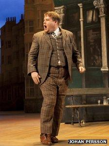 James Corden in One Man, Two Guvnors