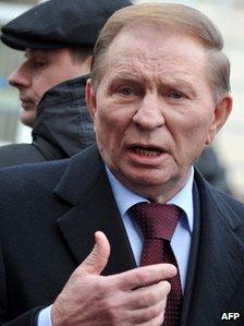 Ukrainian ex president Leonid Kuchma (file pic March 2011)