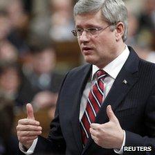 Canadian Prime Minister Stephen Harper