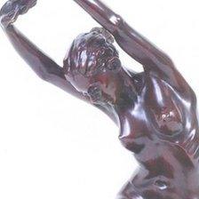 Dancers Stretching stolen statue