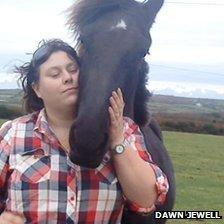 Dawn Jewell with Erik