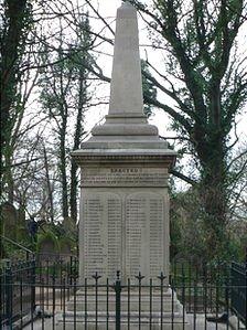 Memorial to Hartley Colliery disaster victims