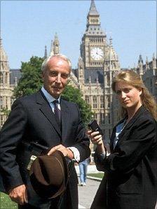 Ian Richardson and Susannah Harker in House of Cards